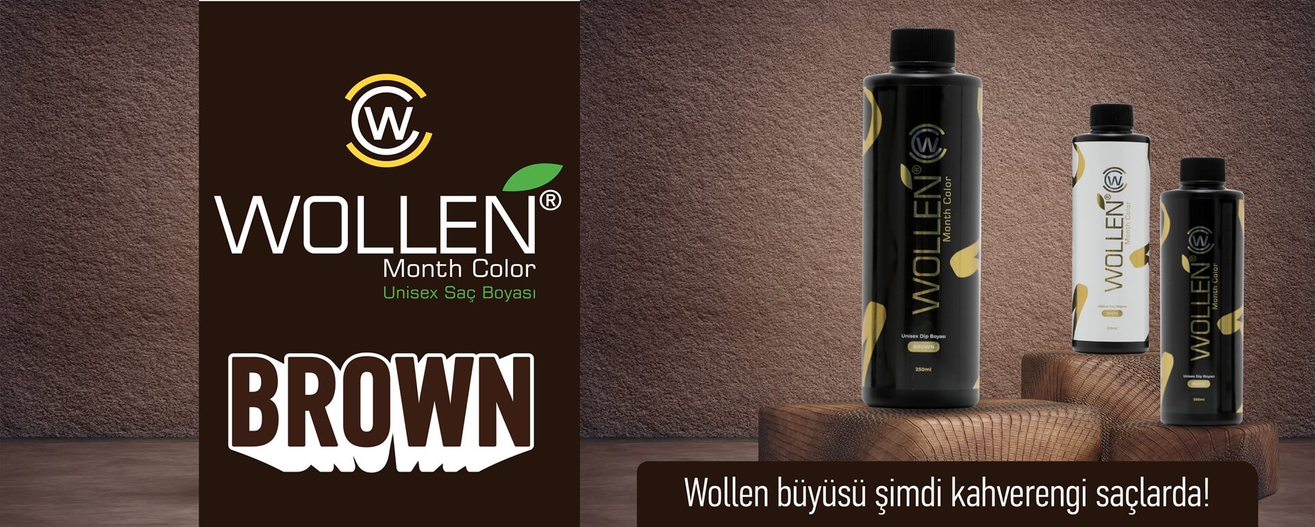 wollen month color kahverengi