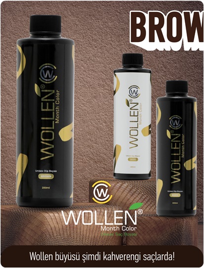  Wollen Month Color Sıvı Saç Topiği  Doğal Görünümlü Saçlar
