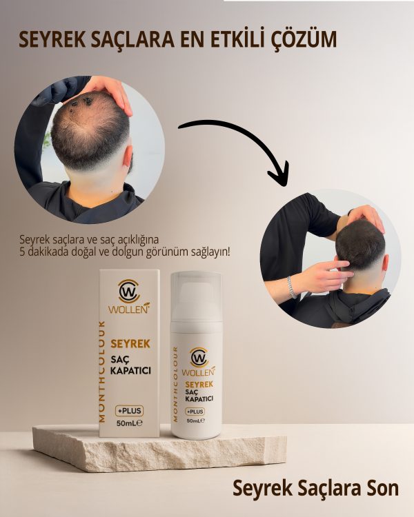 wollen kozmetİk saç kapatıcı dolgunlaştırıcı sıvı krem 50 ml